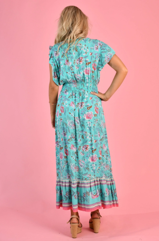 Gigi Maxi Dress | Bubblegum Roses