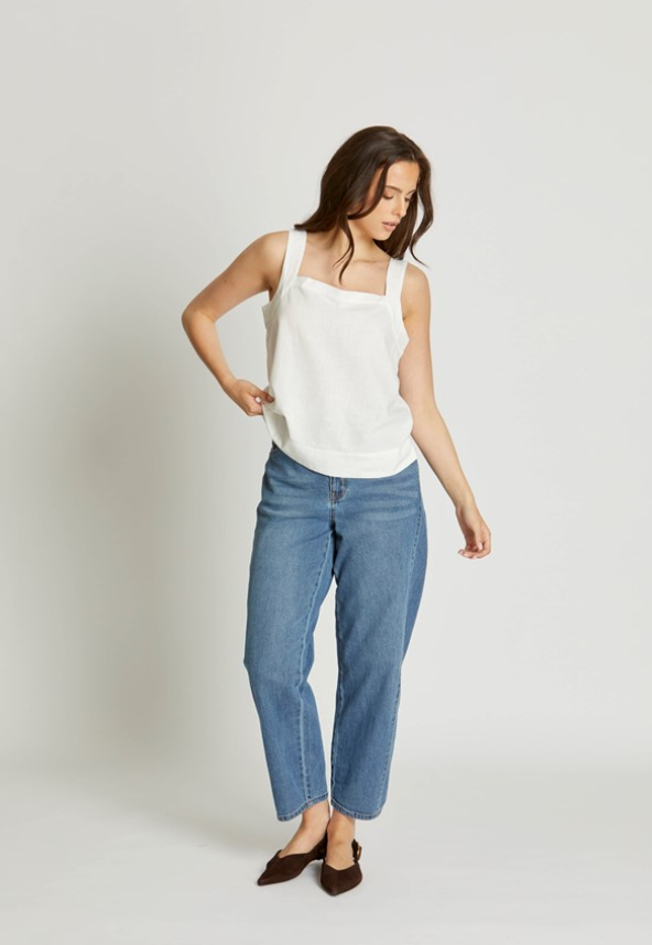 Holly Top | White