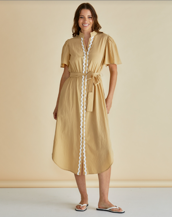 Immie Dress | Beige