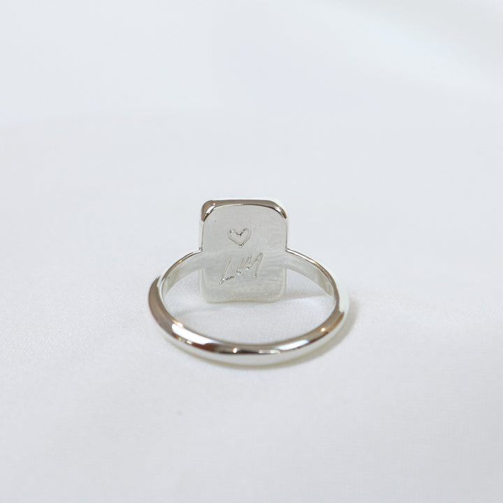 Jade Ring | Sterling Silver with African Jade