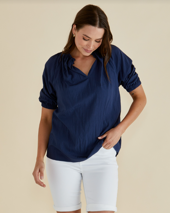 Joanne Blouse | Navy