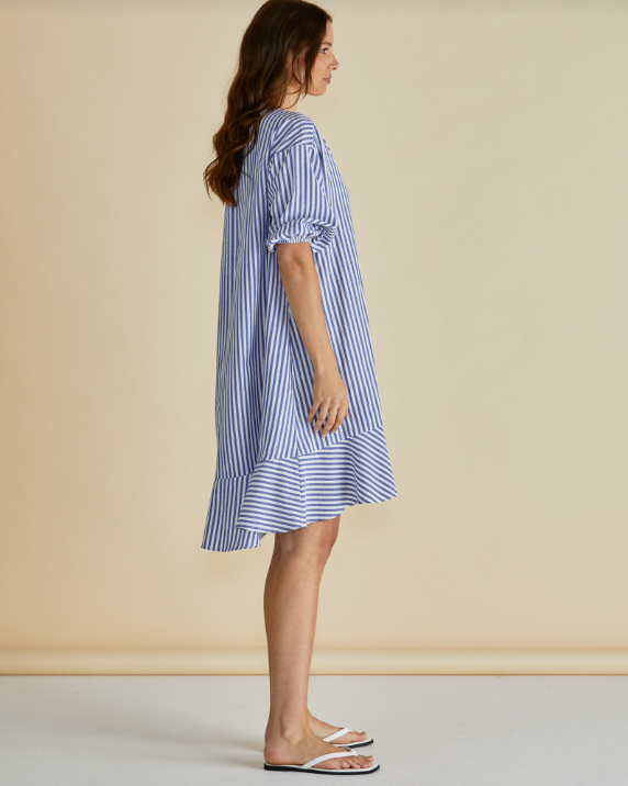 Livvy Dress |  Navy Stripe