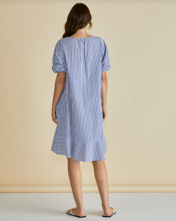 Livvy Dress |  Navy Stripe