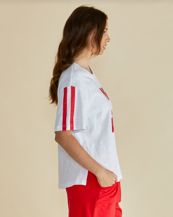 Relaxed Boxy Tee | CHERRY Print