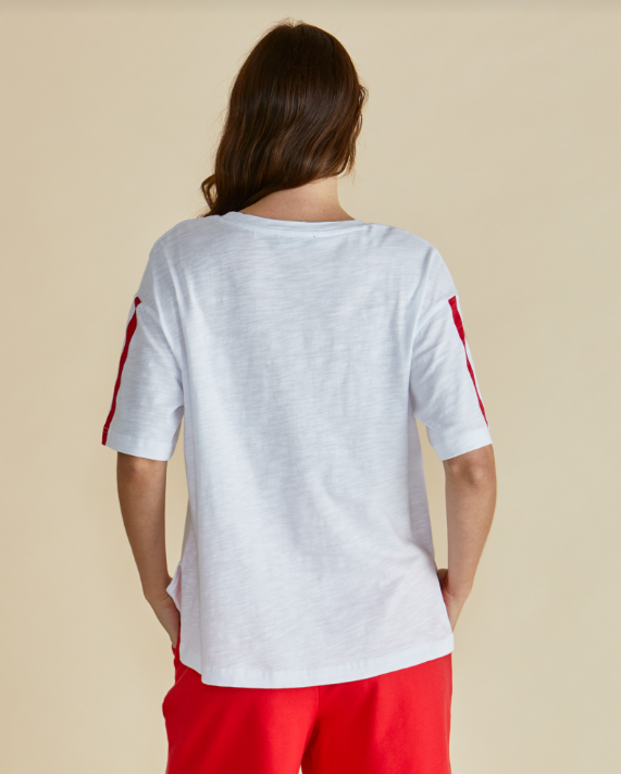 Relaxed Boxy Tee | CHERRY Print