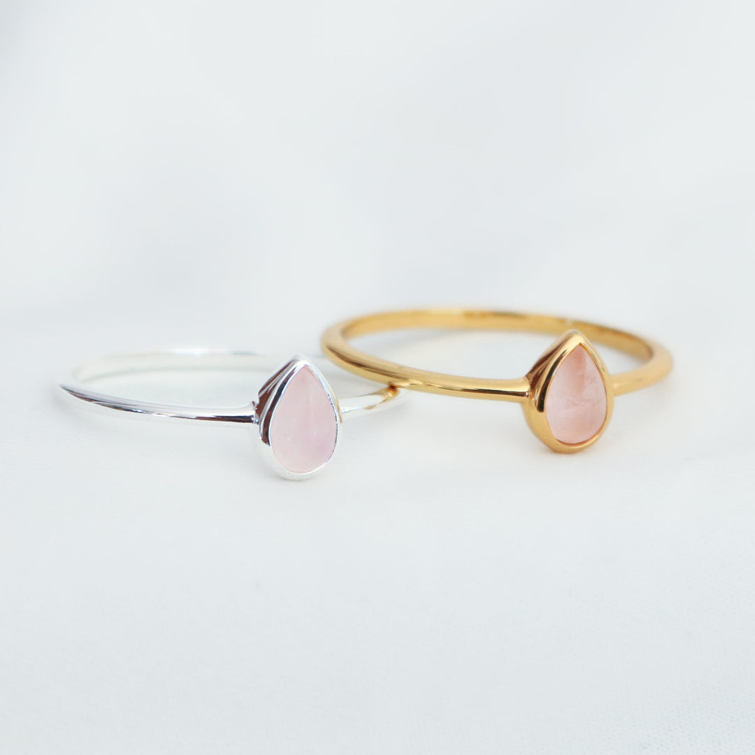 Selene Ring | Rose Quartz
