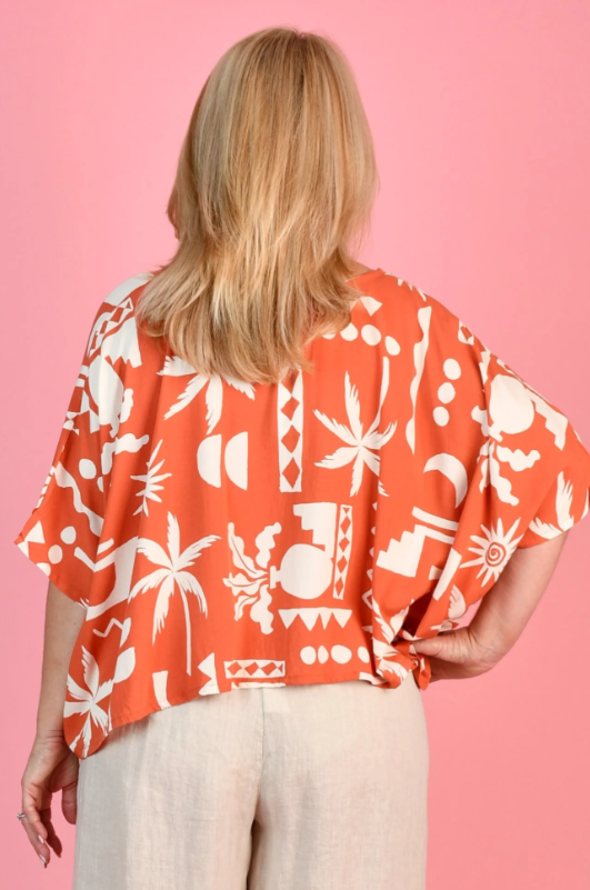 Sydney Top | Casablanca Orange
