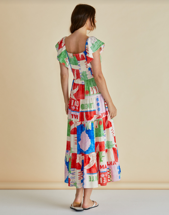 Sadie Dress | Seashell Print