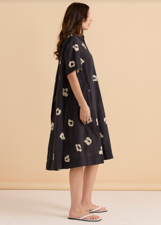 Savannah Swing Shirt Dress | Leopard Print
