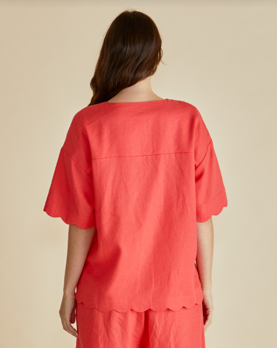 Scarlett Shirt | Red