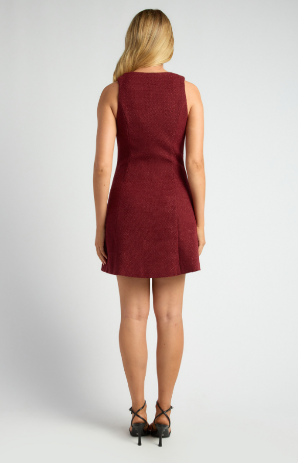 Madison Tweed Mini | Merlot