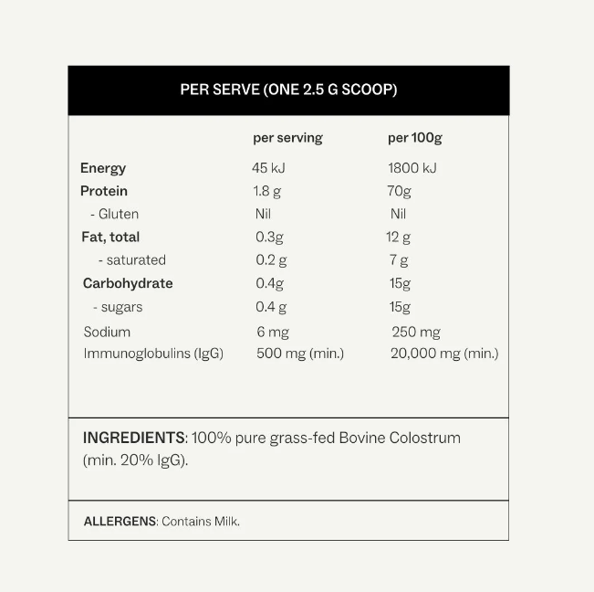 Pure Colostrum