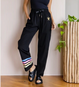 Elliot | Spray Pants in Black