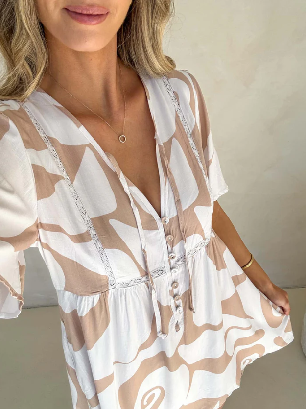 Sienna Dress | Whirl Print