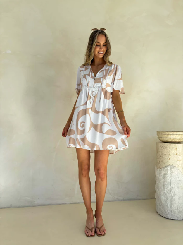 Sienna Dress | Whirl Print