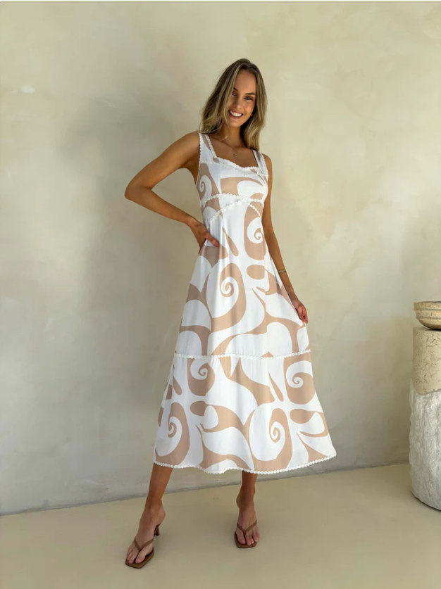 Stella Dress | Whirl Print