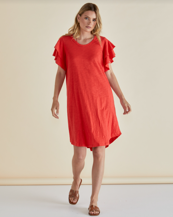 Sydney Tee Dress | Red