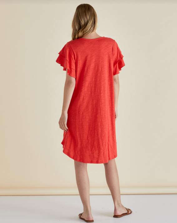 Sydney Tee Dress | Red