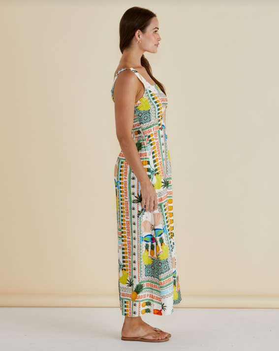 Tegan Midi Dress | Paradise Print