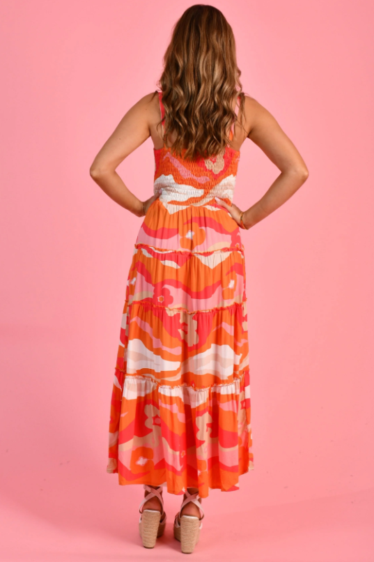 Traveller Maxi Dress | Summer Sunrise