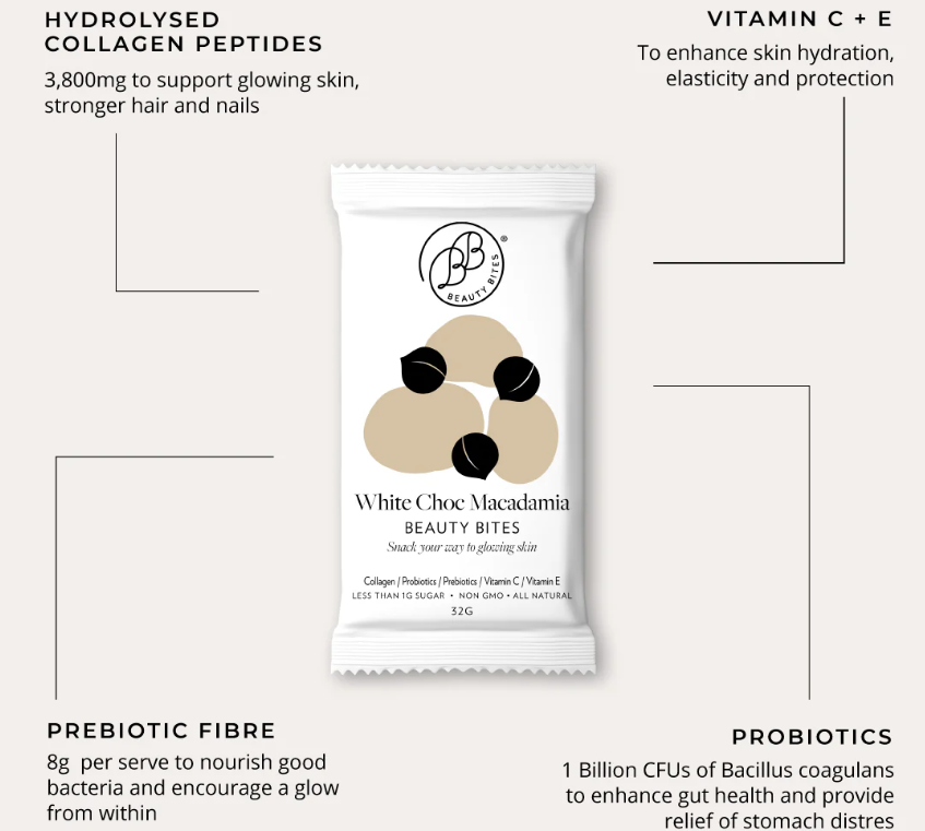 Beauty Bites® - White Choc Macadamia