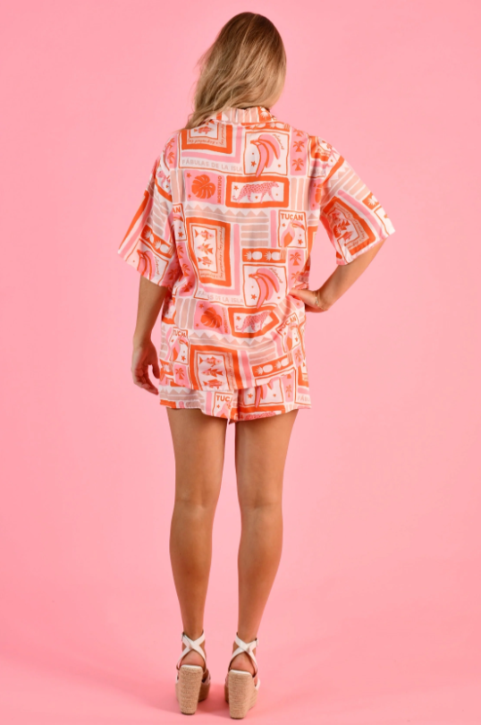 Yacht Shorts | Toucan Tango Pink