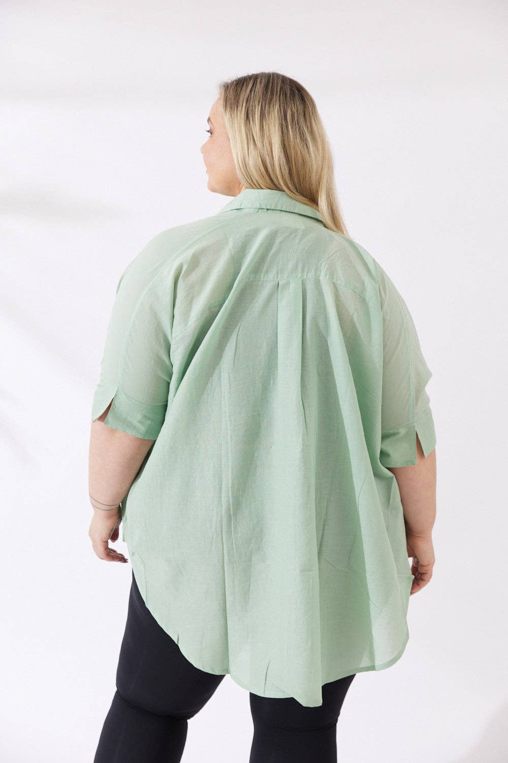 Noosa Shirt - Sage Green