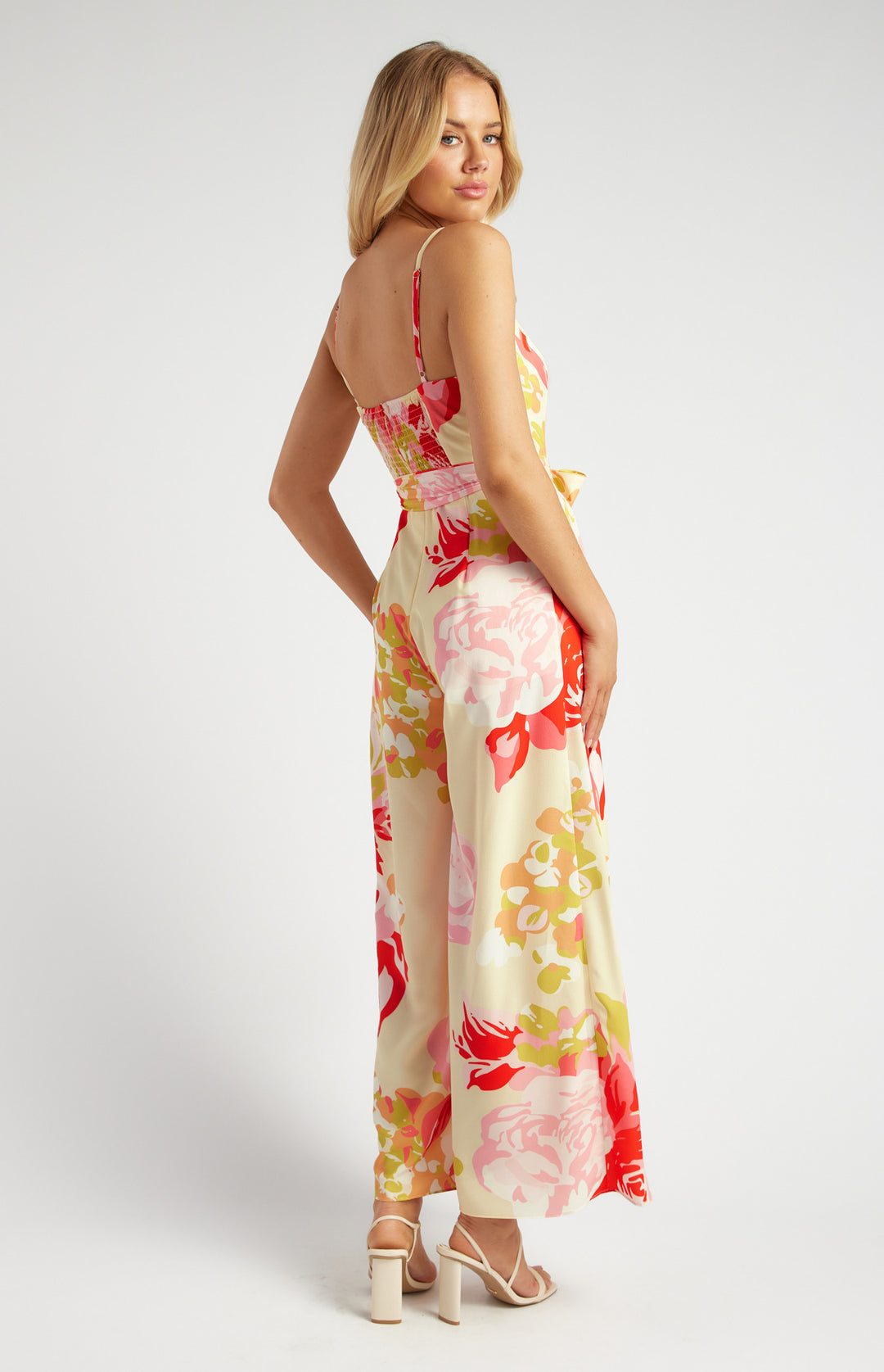 Abstract Floral Jumpsuit